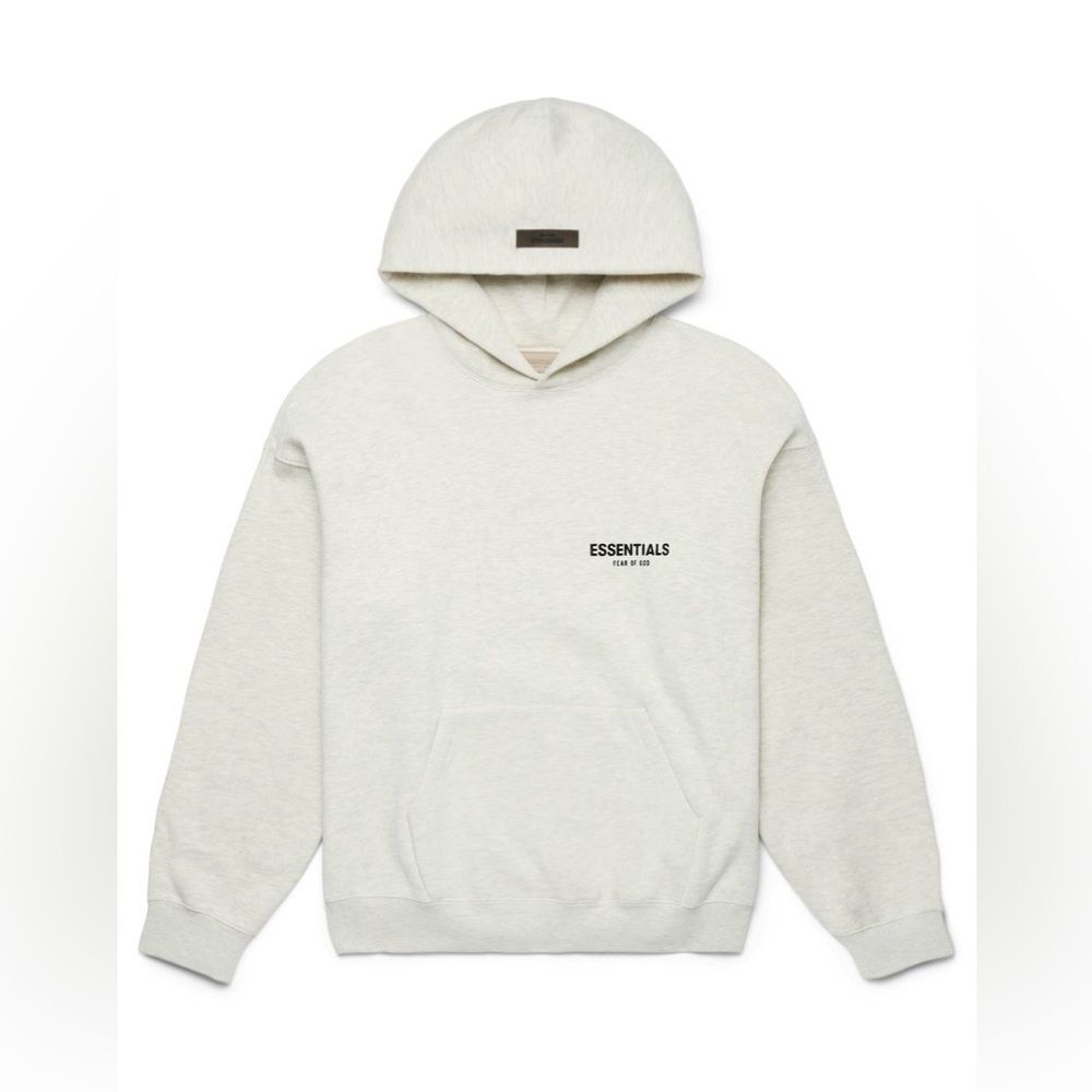 Fear of God Essentials Hoodie Light Oatmeal size medium NWT in packaging
